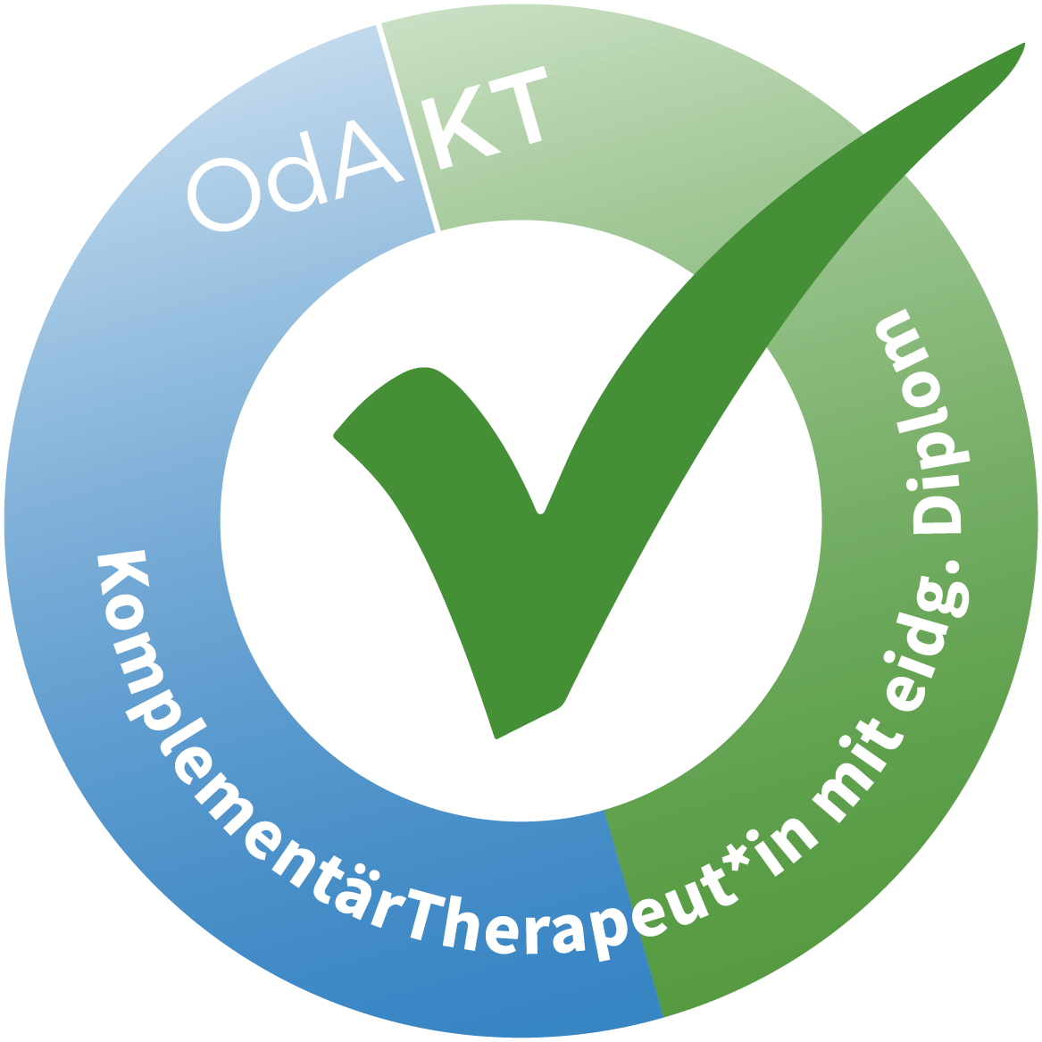 Gütesiegel Organisation der Arbeitswelt KomplementärTherapie OdA KT